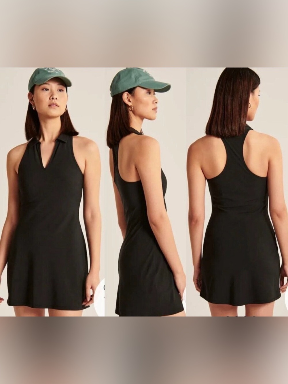 NWOT Abercrombie & Fitch Women's Traveler Polo Dress Sleeveless Tennis Golf